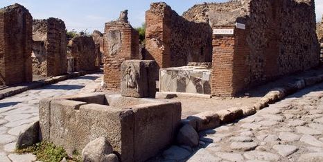 excursion in Pompeii